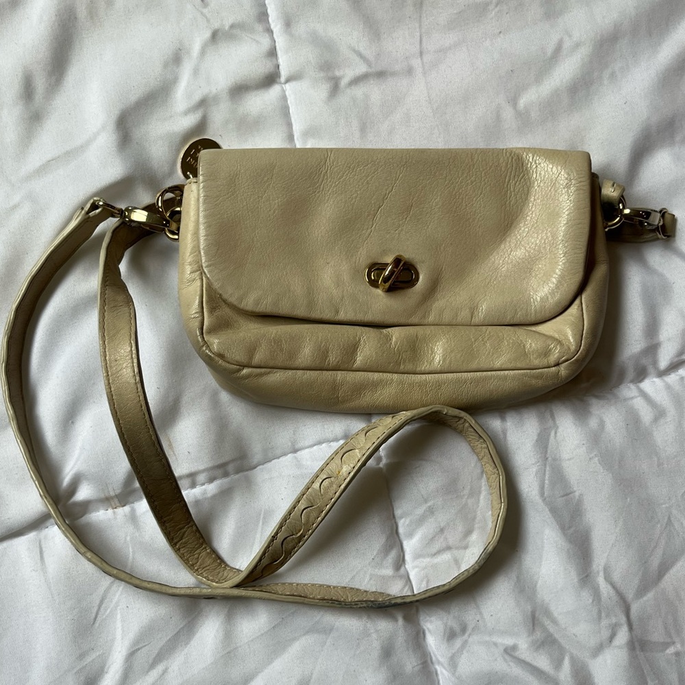 Henri Bendel Purse, Henri Bendel Cream Crossbody, Cream Bag